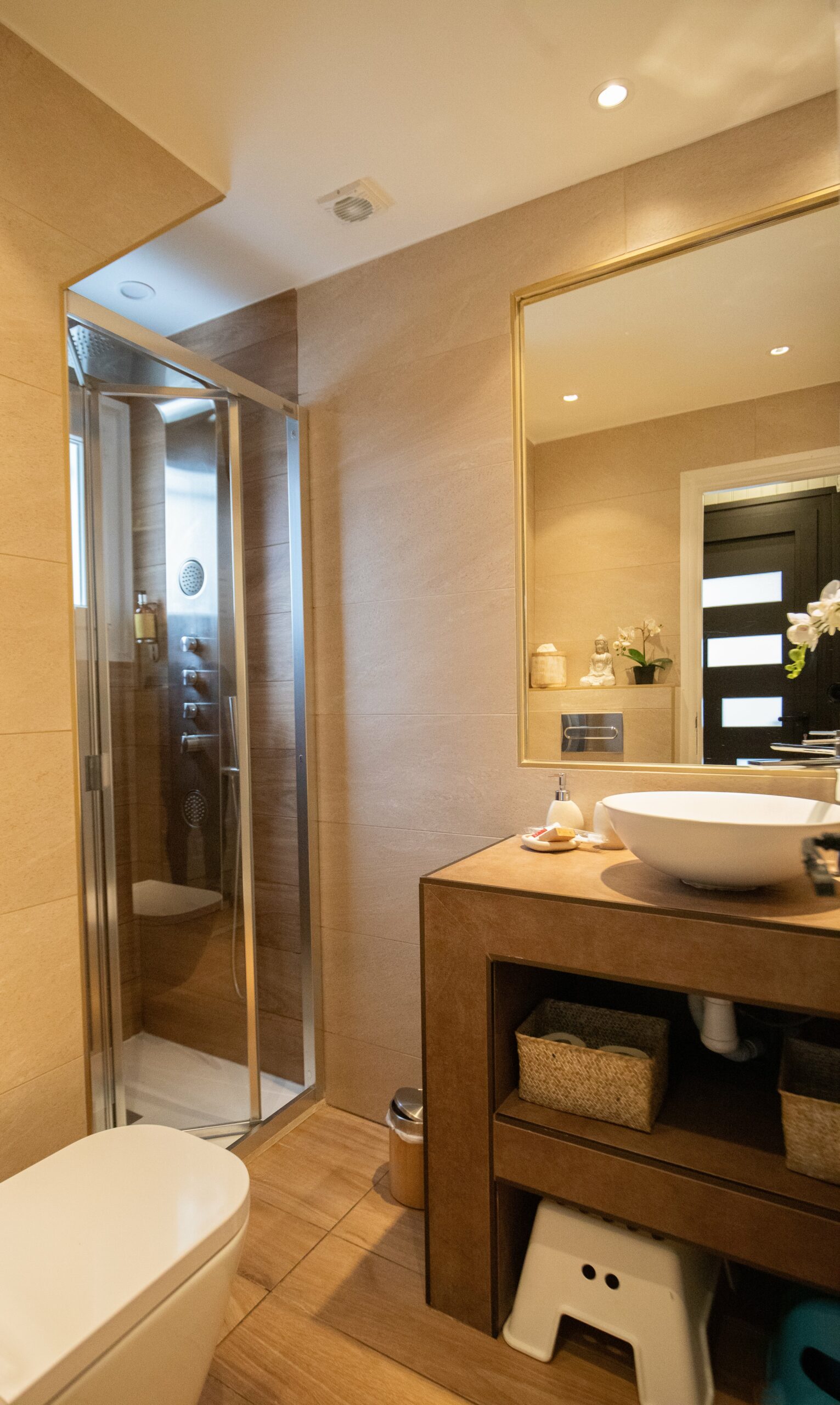 Salle de bain niveau pièce de vie