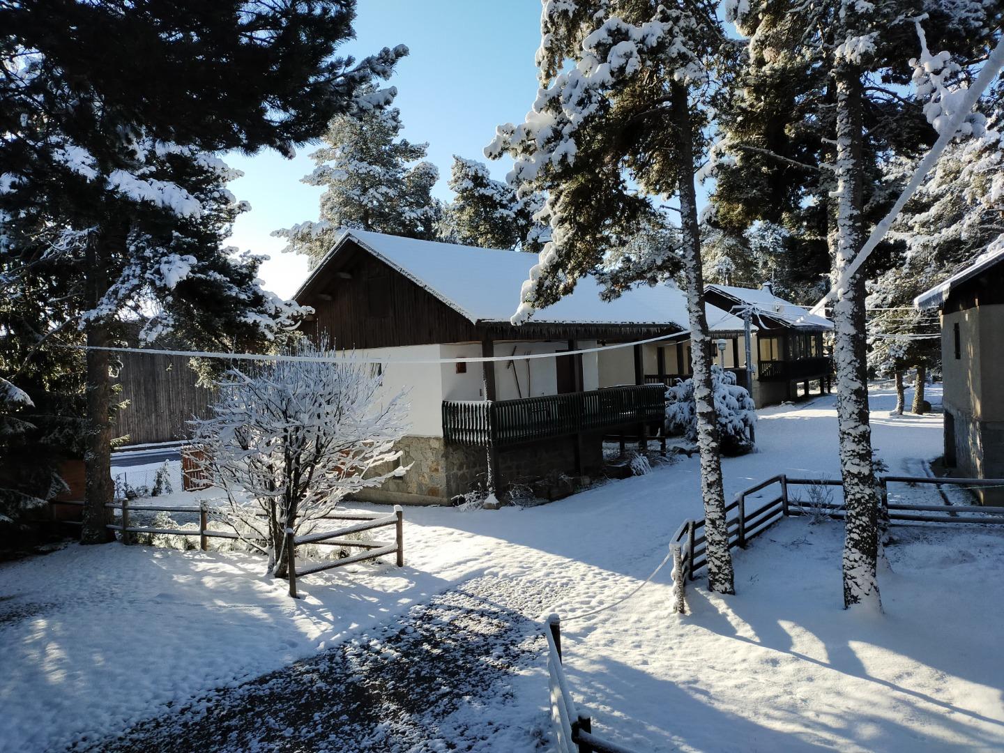 Chalet en hiver
